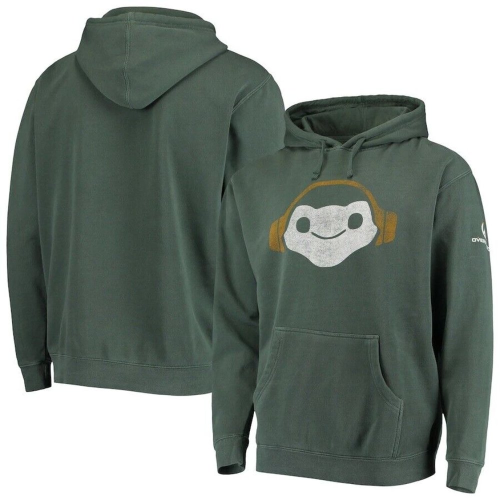 Overwatch Mens Kambo Green Pullover Hoodie New XL